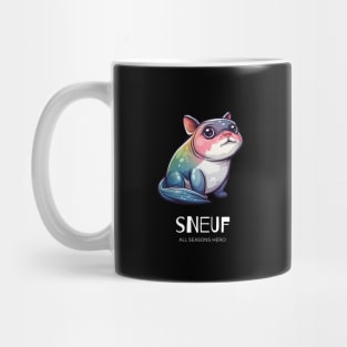 Funny outfit for lonely people, dog, cat, gift "SNEUF" Mug